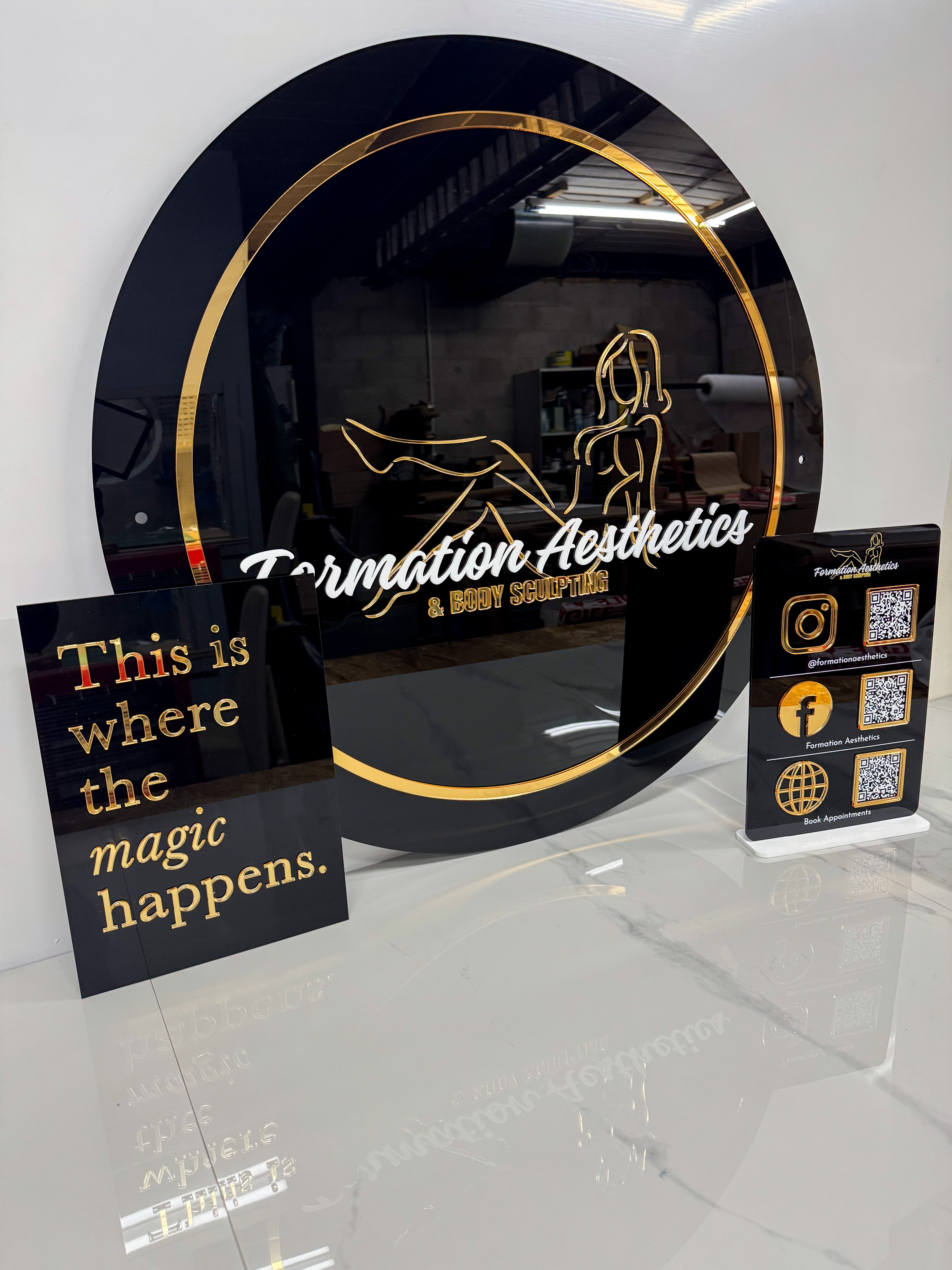 Acrylic Business Sign Package