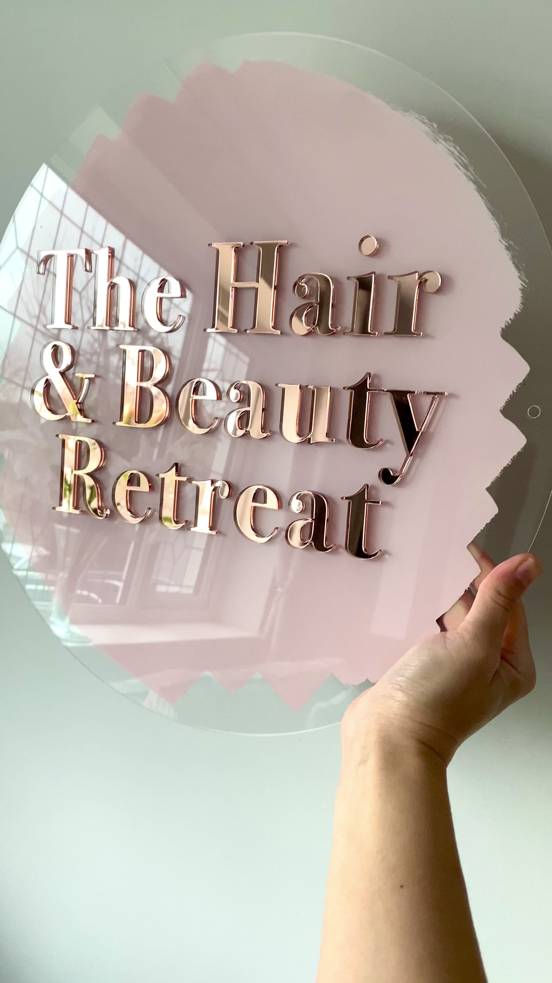 Acrylic Business Sign | Painted Style
