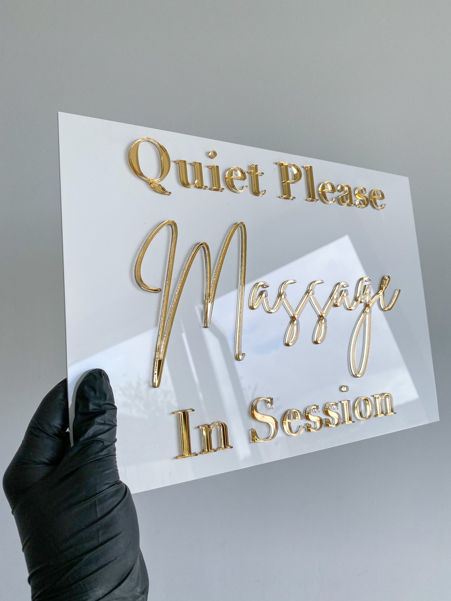 Massage In Session Sign