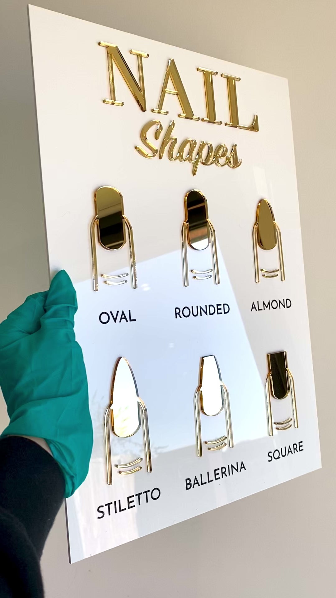 Nail Shape Sign