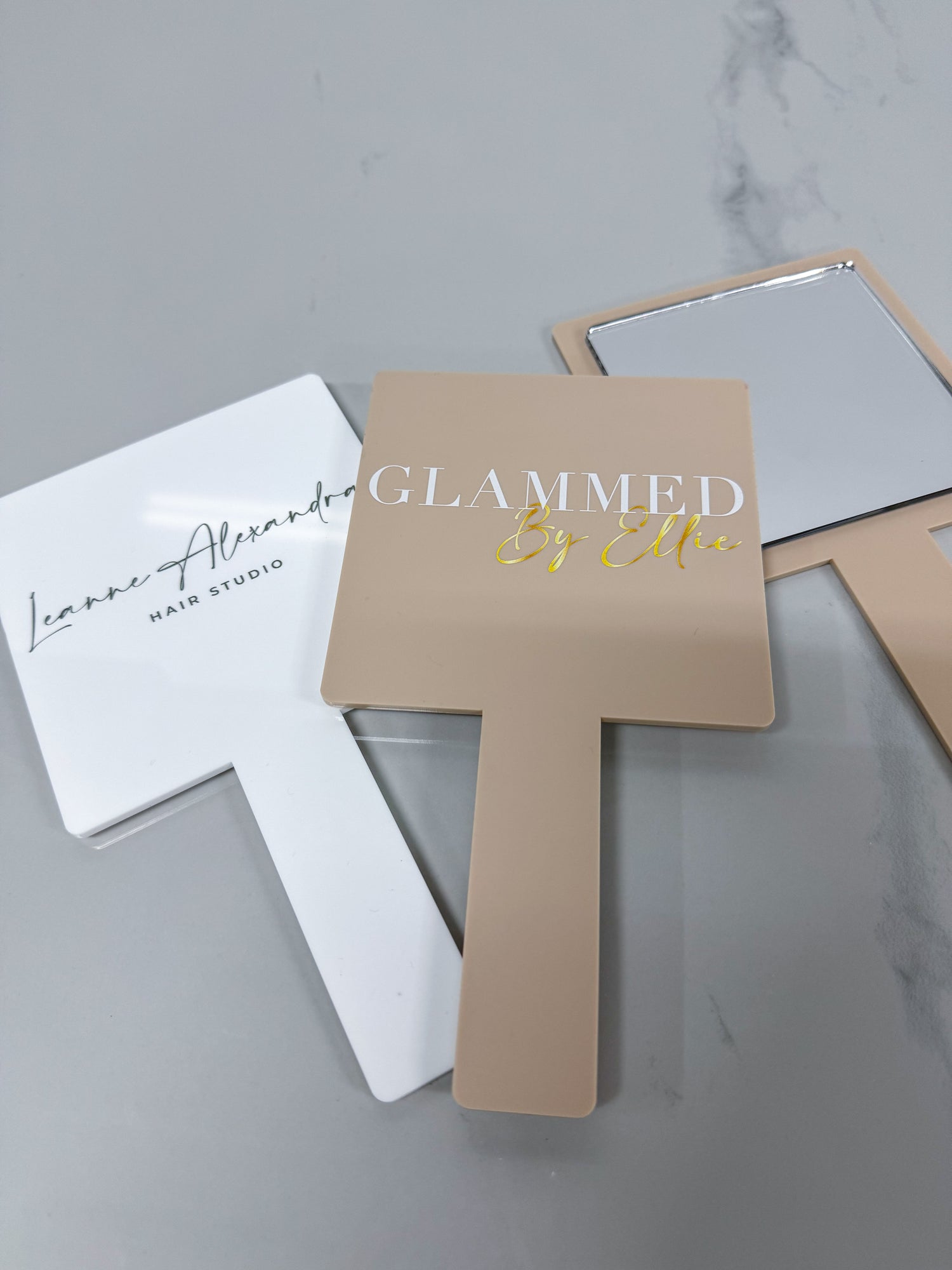 Custom Logo Handheld Mirror