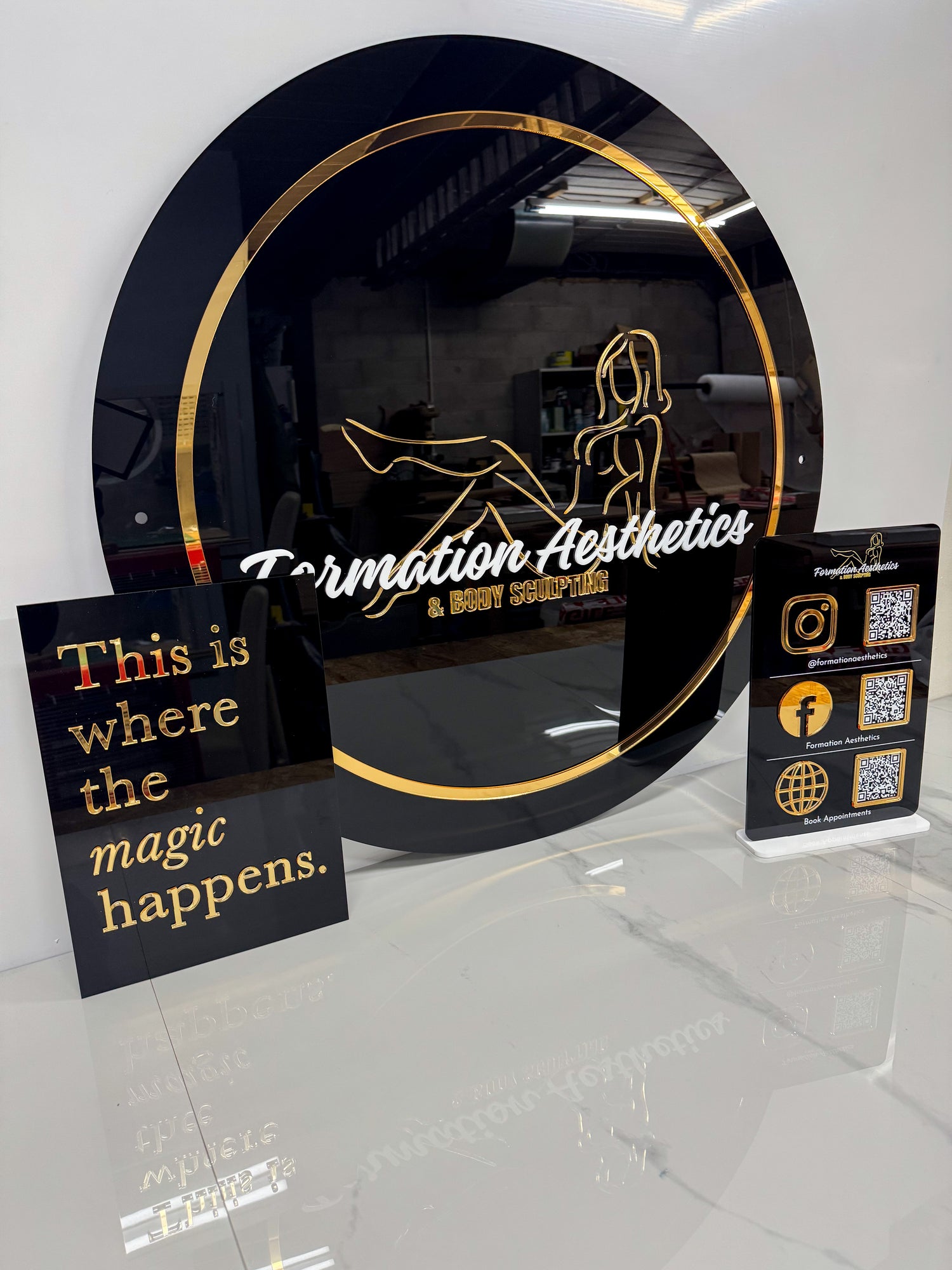 Acrylic Business Sign Package