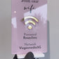 Wifi Display Sign with Stand| Mini WiFi Password Sign | Personalised Information Sign