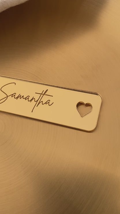 Wedding Place Name Setting | Heart Detail