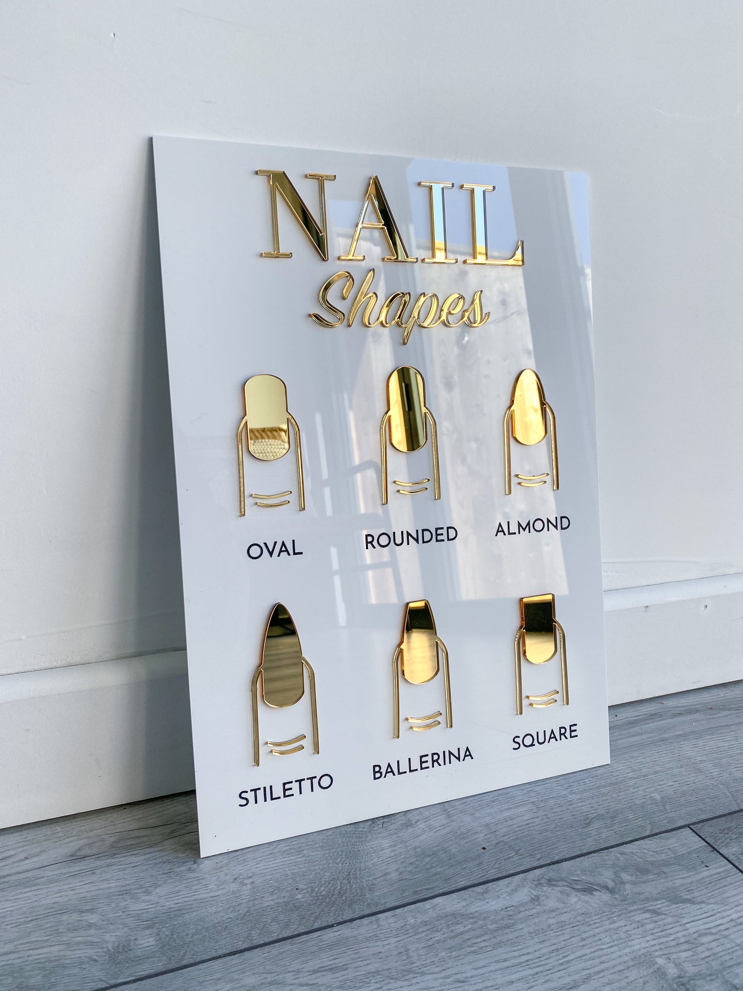 Nail Shape Sign