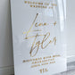 Wedding Welcome Sign | Portrait