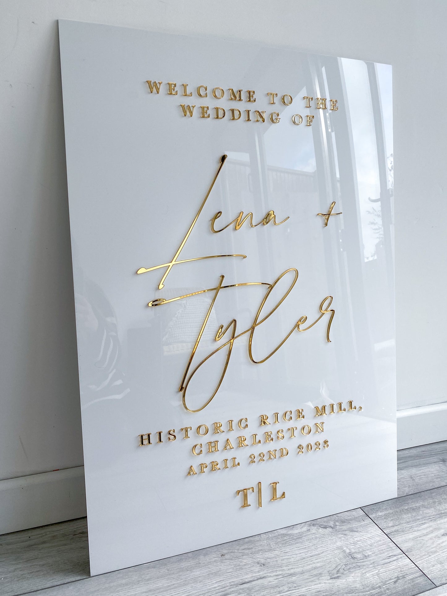 Wedding Welcome Sign | Portrait