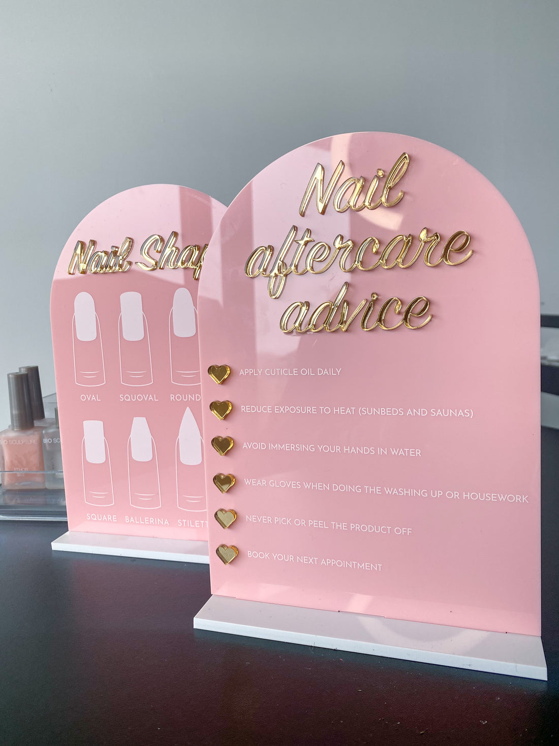 Bundle: Nail Shape &amp; Nail Advice | Sign &amp; Stand Bundle