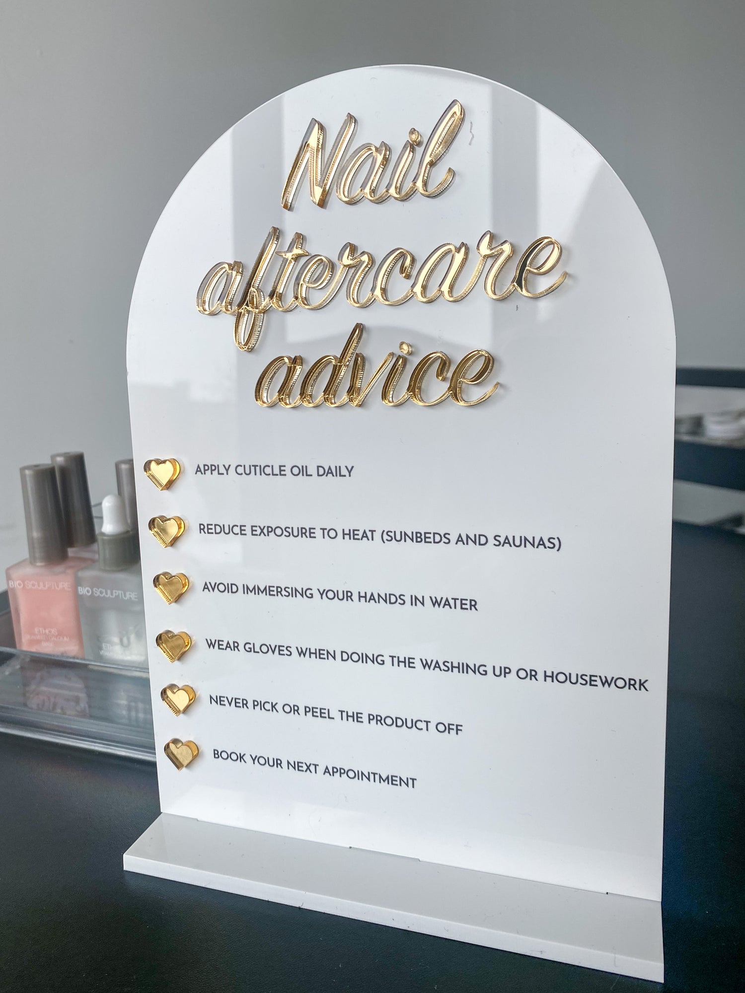 Bundle: Nail Shape &amp; Nail Advice | Sign &amp; Stand Bundle