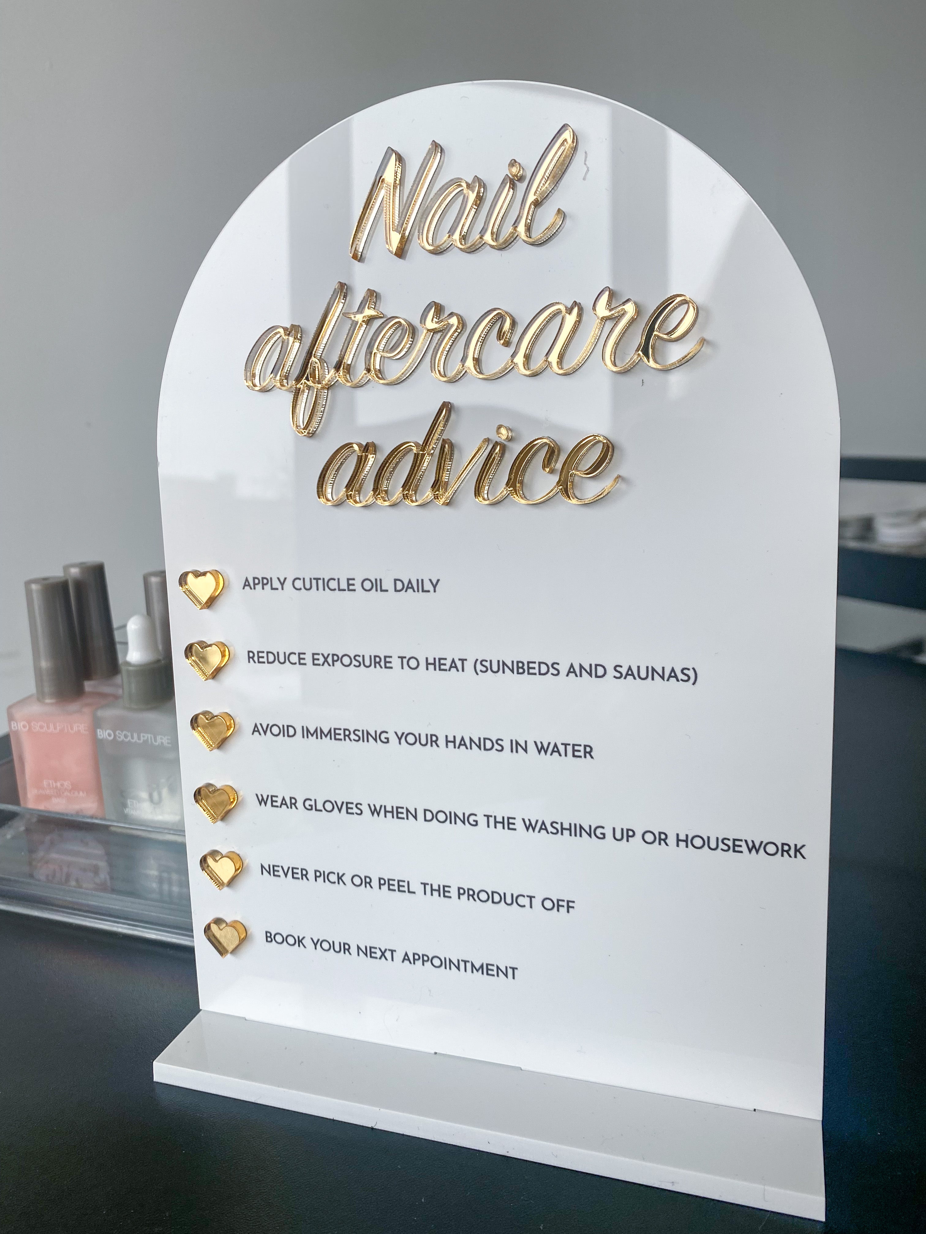 Bundle: Nail Shape &amp; Nail Advice | Sign &amp; Stand Bundle