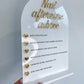 Nail Aftercare Advice Sign | Sign & Stand