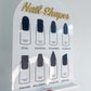 Nail Shape Sign | Sign & Stand