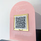 QR Code Leave A Review | Sign & Stand | Acrylic Business Sign