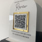 QR Code Leave A Review | Sign & Stand | Acrylic Business Sign