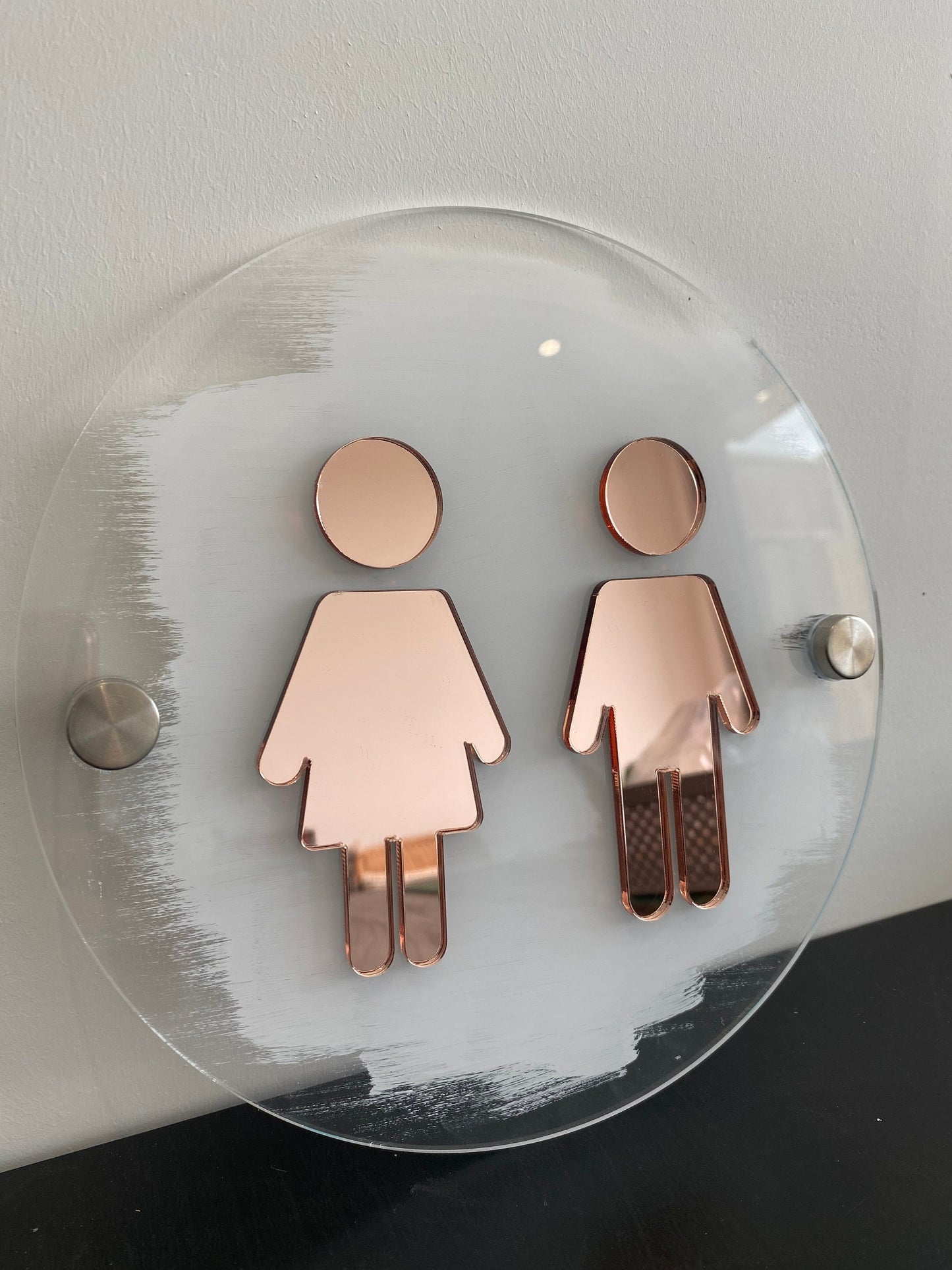 Acrylic Bathroom Sign