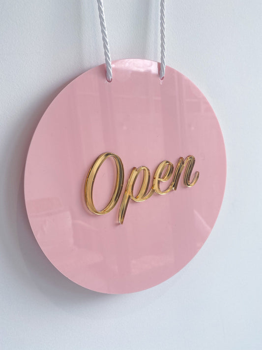 Acrylic Business Sign | Open Closed Sign