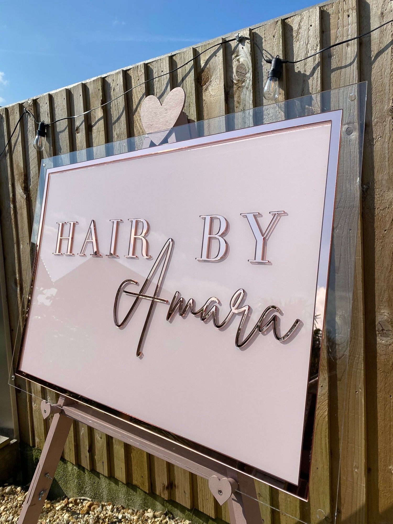 Acrylic Business Sign | Rectangle Sign