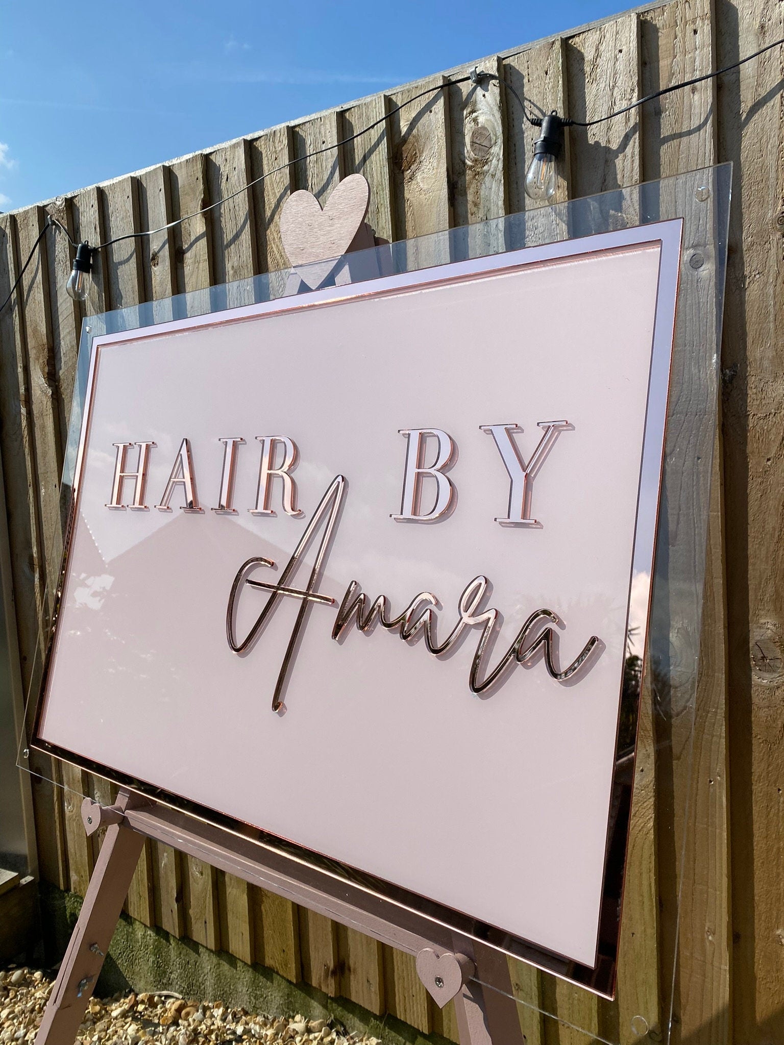 Acrylic Business Sign | Rectangle Sign