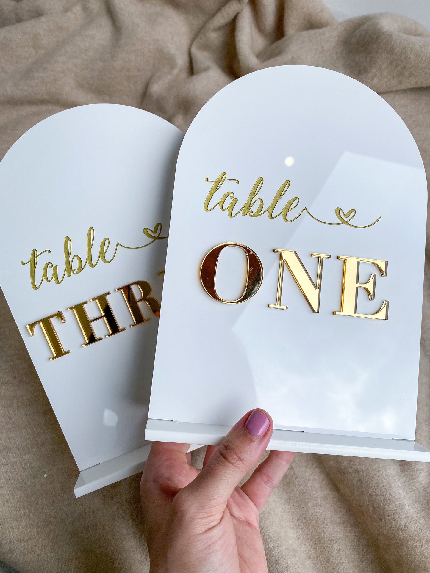 Wedding Table Numbers | Arch