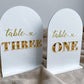 Wedding Table Numbers | Arch