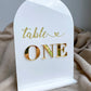 Wedding Table Numbers | Arch