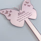 Personalised Memorial Butterfly or Memorial Heart