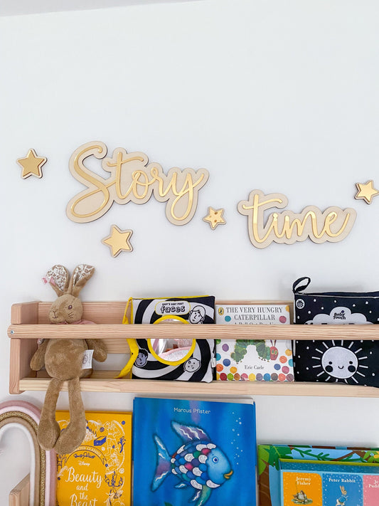 Boho Nursery Decor Sign | Story Time