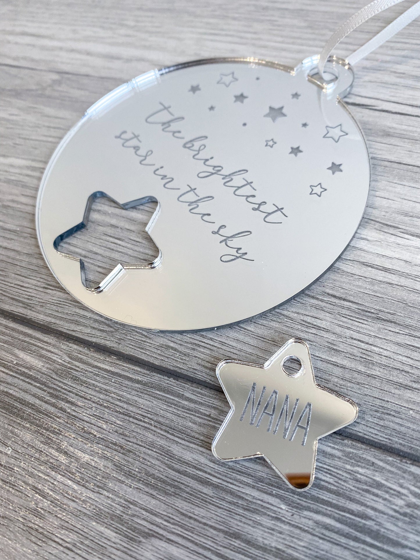 Memorial Decoration Ornament | Brightest Star in the Sky, Memorial Plaque